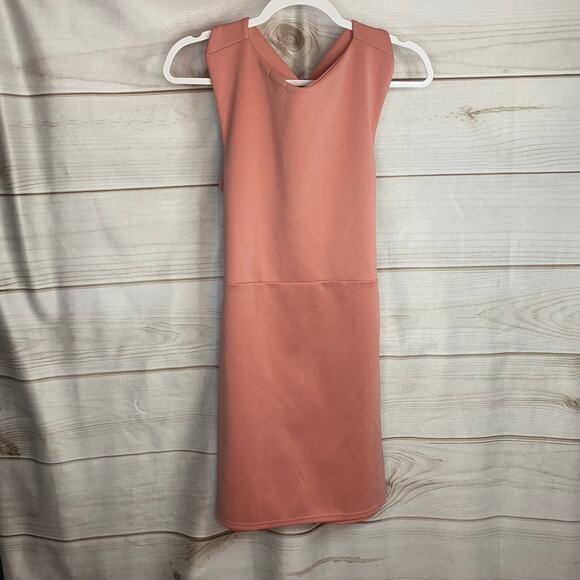 Boohoo Petite Mauve Sleeveless Bodycon Dress Size 10 - Picture 1 of 7